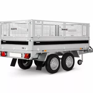 Plateforme : 2,59 m x 1,43 m / 750 kg BRENDERUP avec extension
